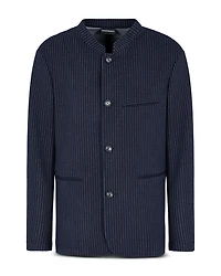 Guru Collar Pinstripe Blazer