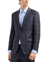 Emporio Armani Textured Pattern Blazer