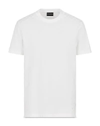 Cotton Jersey Chevron Jacquard Tee