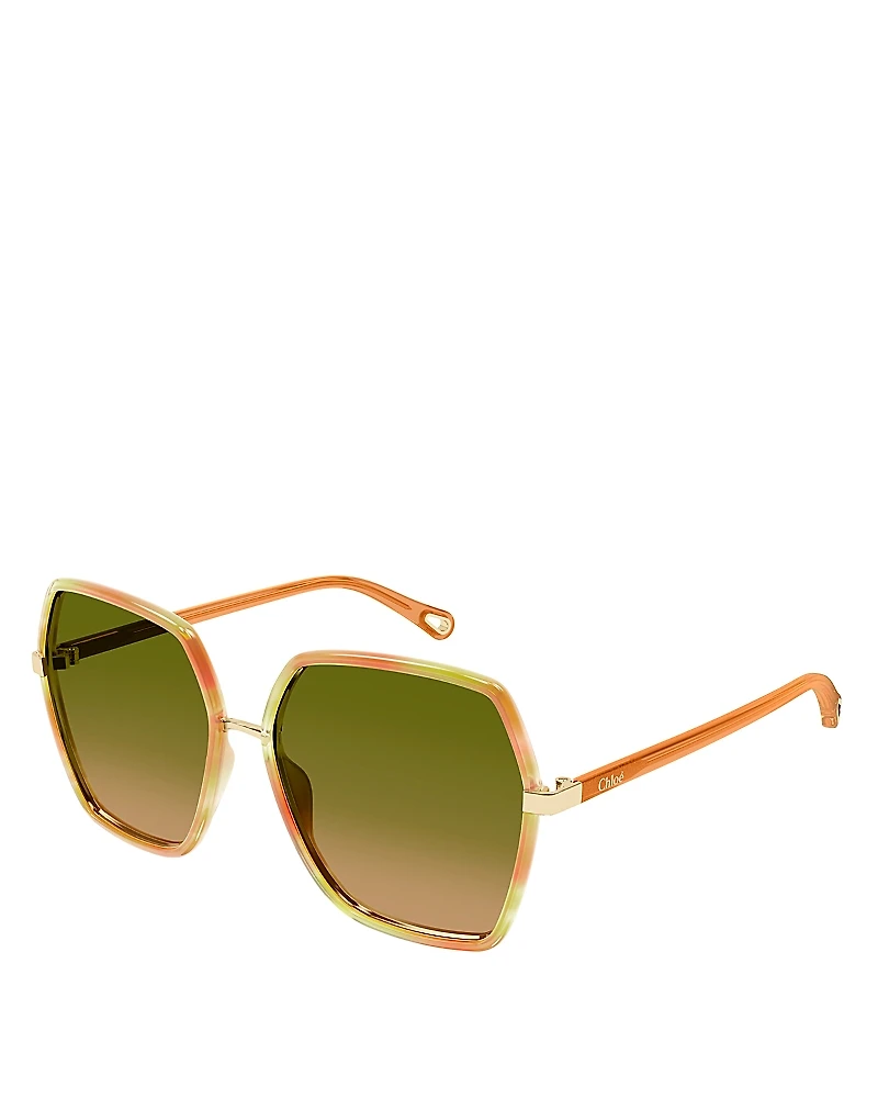 Chloe Franky Square Sunglasses, 58mm