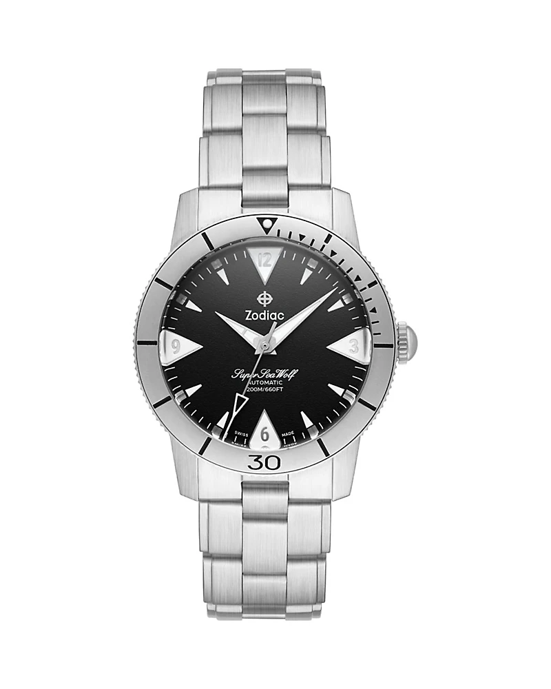 Zodiac Skin Diver Automatic Stainless Steel Watch