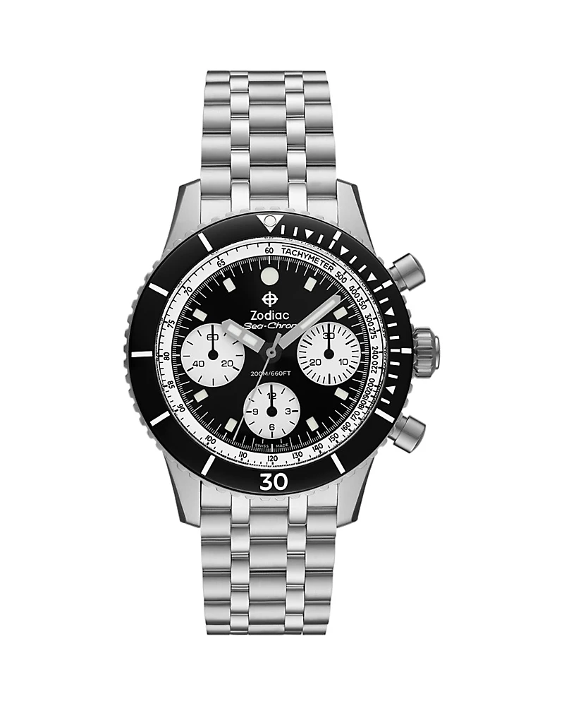 Zodiac Sea-Chron Automatic Stainless Steel Watch