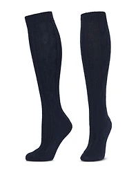 Cable Knee High Socks