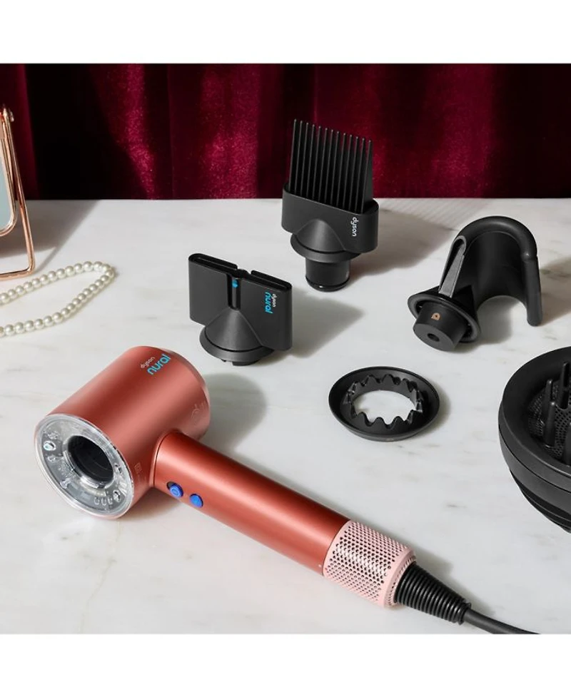 Special Edition Supersonic Nural™ Hair Dryer | Strawberry Bronze/Blush Pink