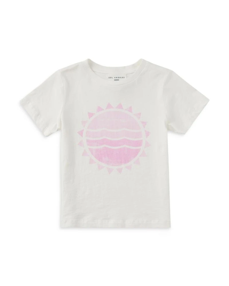 Girls' Marlow Cotton Waves Graphic Tee - Little Kid, Big Kid