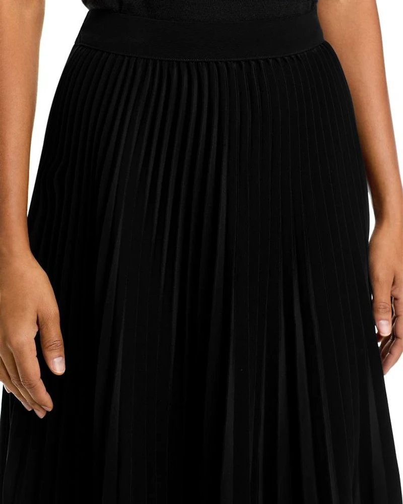 Pleated Midi Skirt
