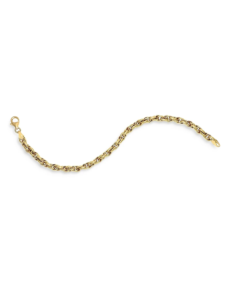 Bloomingdale's Fine Collection Torchon Rope Link Chain Bracelet