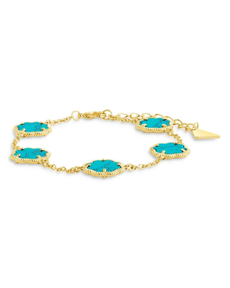 Rose Petal Station Bracelet
