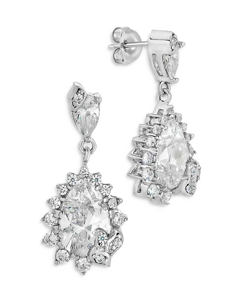 Sterling Forever Sienna Stud Earrings