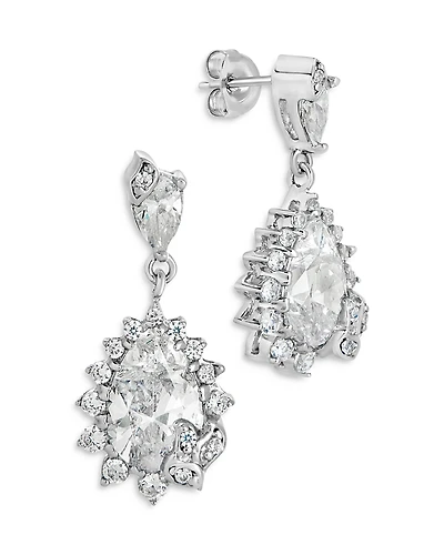 Sterling Forever Sienna Stud Earrings