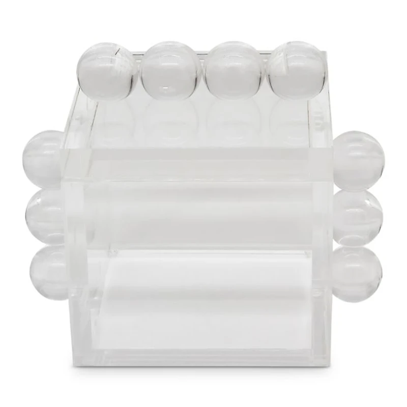 Lucite Bubble Design Box with Lid