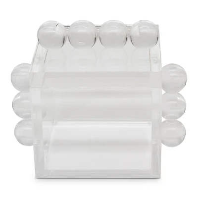 Lucite Bubble Design Box with Lid