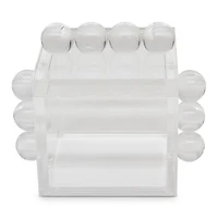 Lucite Bubble Design Box with Lid
