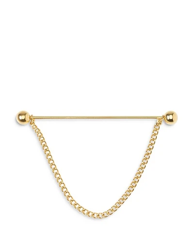 Stainless Steel Gold Chain Collar Bar