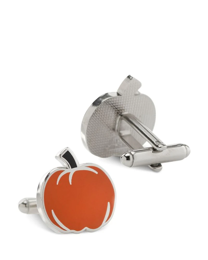 Pumpkin Enamel Cufflinks