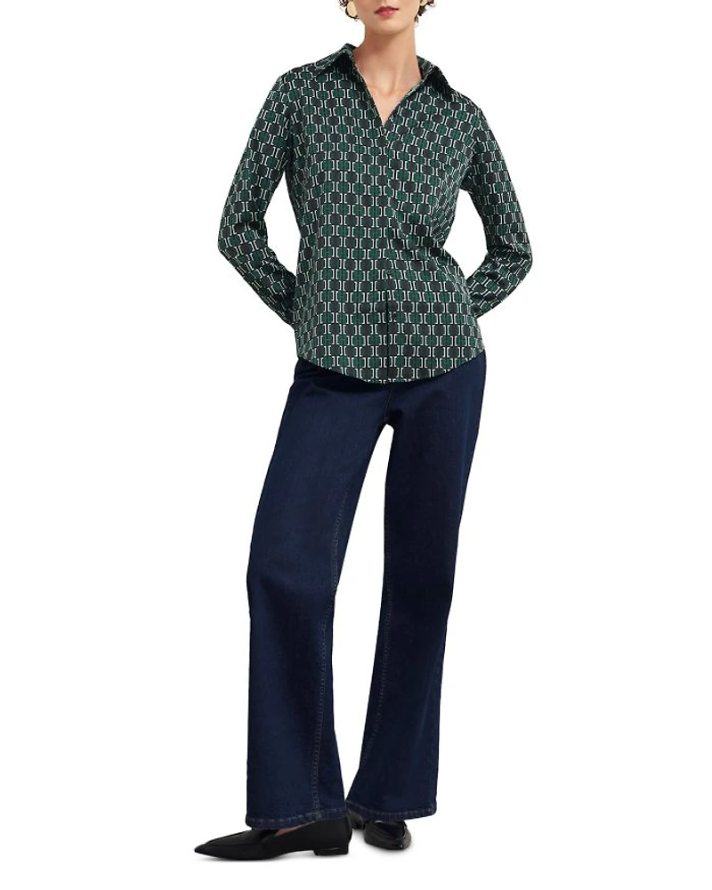 Finwell Satin Blouse