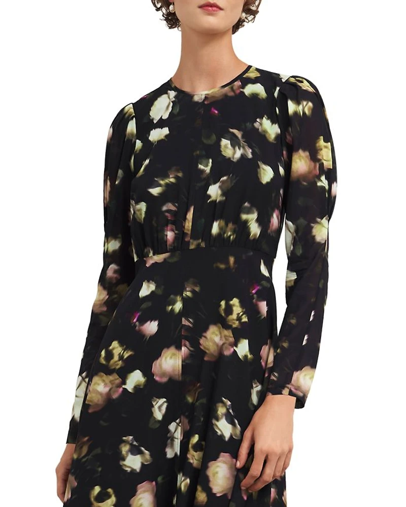 Windermere Printed Silk Blend Dress