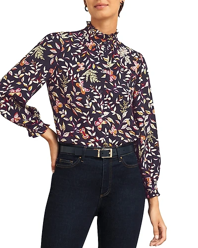 Hobbs London Elspeth Ruffled Blouse