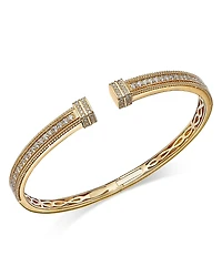 Bloomingdale's Fine Collection Diamond Cuff Bangle Bracelet