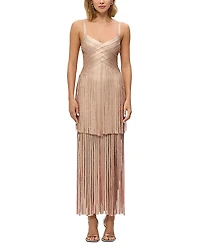 Herve Leger The Metallic Vivienne Gown