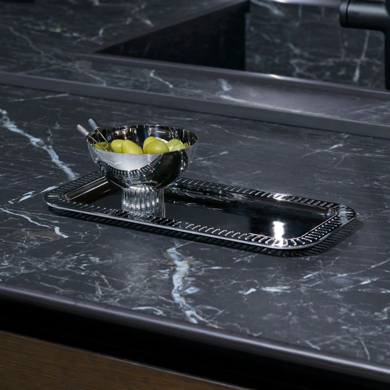 Striations Cocktail Picks Holder, Set of 4