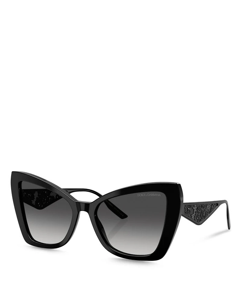 Lace Cat Eye Sunglasses, 55mm