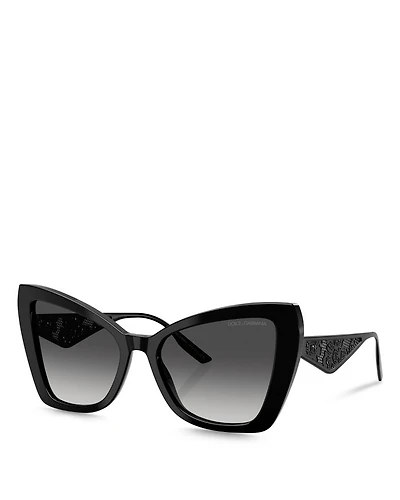 Lace Cat Eye Sunglasses, 55mm