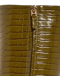 Women's Lewis Croc Embossed Boots