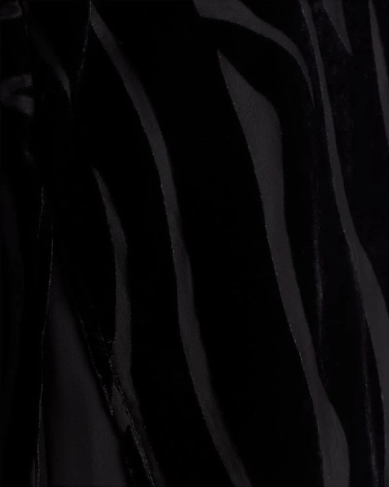 Velvet Burnout Caftan Dress