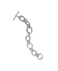 Sterling Silver DY Mercer Diamond Link Bracelet