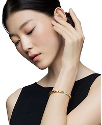 Cable Edge® Bracelet in 18K Yellow Gold with Diamonds, 5.5mm