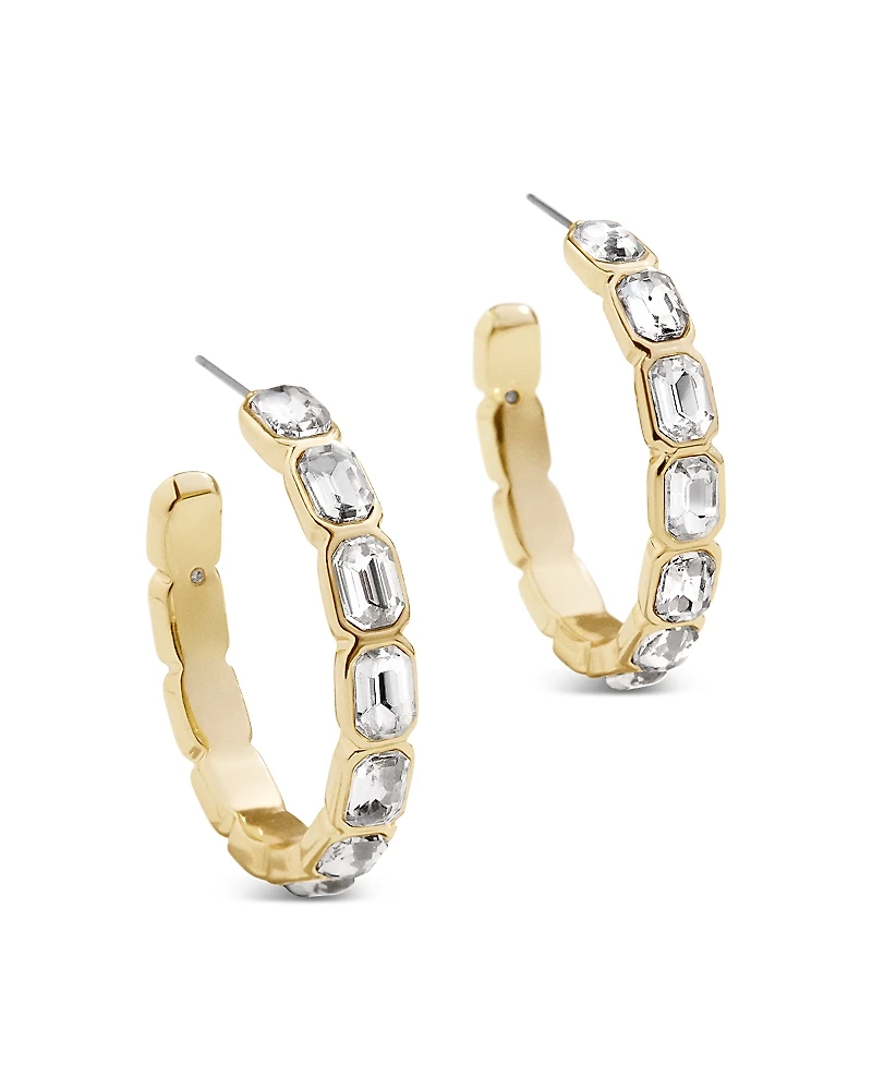 Baublebar Maeve Cubic Zirconia Open Hoop Earrings