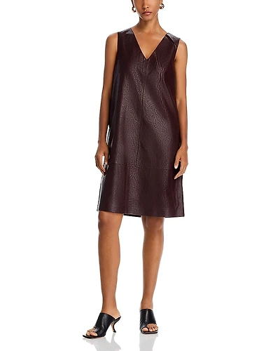Kobi Halperin Graylen Faux Leather Shift Dress