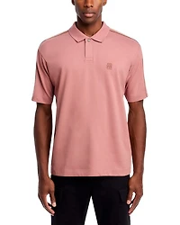 Drack Cotton Logo Taped Relaxed Fit Polo Shirt