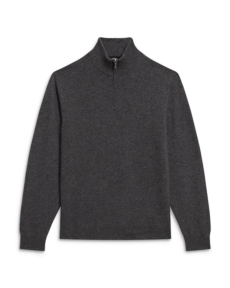 Hilles Quarter Zip Cashmere Sweater