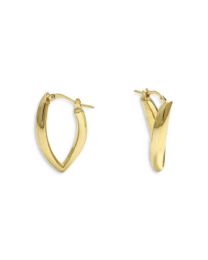 Bloomingdale's Fine Collection 14K Yellow Gold Artform Hoop Earrings