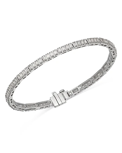 Bloomingdale's Fine Collection Diamond Baguette Tennis Bracelet