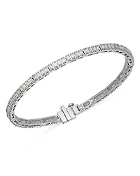 Bloomingdale's Fine Collection Diamond Baguette Tennis Bracelet