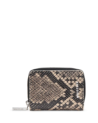 Whistles Koa Snake Embossed Compact Purse