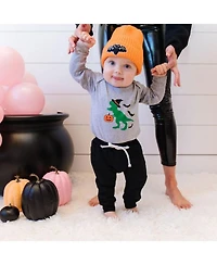 Boys' Trick Rawr Treat Halloween Long Sleeve Bodysuit - Baby