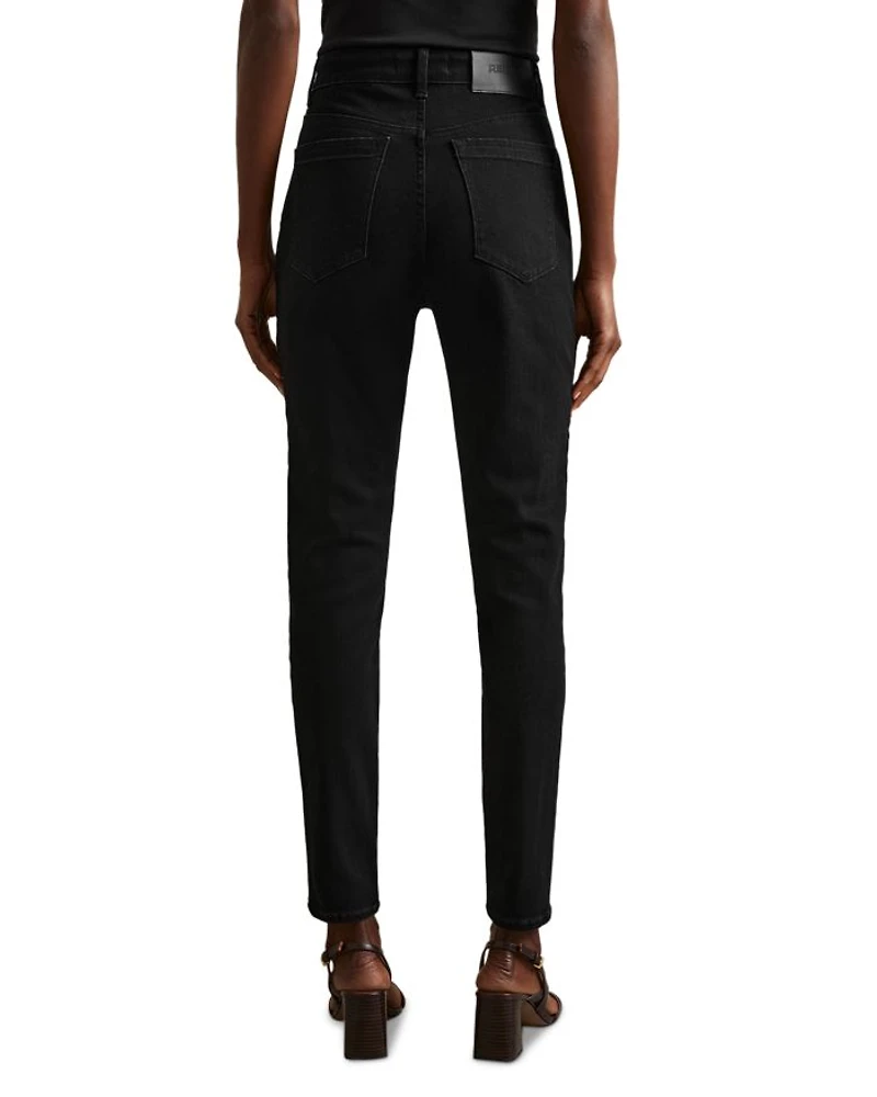 Hattie High Rise Skinny Jeans Black
