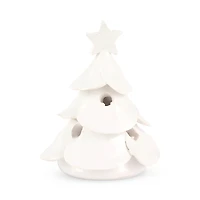 Vietri Foresta White Mini Scalloped Tree