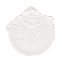 Vietri Pietra Natale Figural Santa Salad Plate