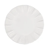 Vietri Bari White European Dinner Plate