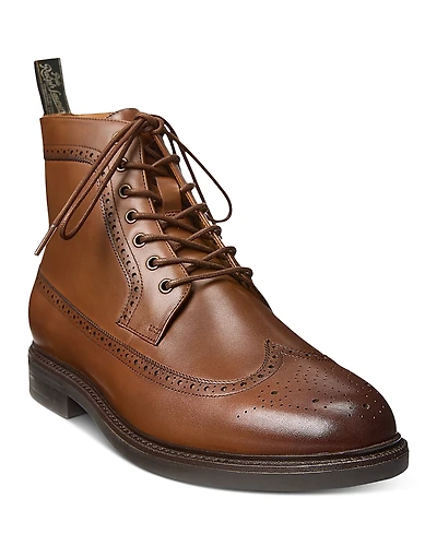 Polo Ralph Lauren Men's Leather Wingtip Boots