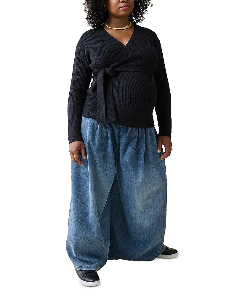 Ingrid & Isabel Nursing Wrap Sweater