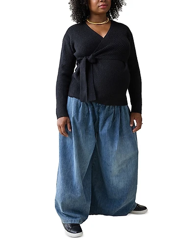 Ingrid & Isabel Nursing Wrap Sweater