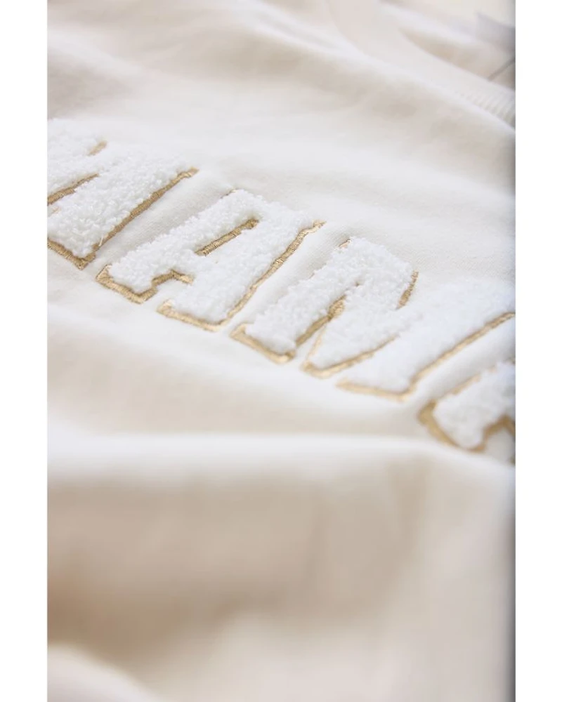 Maternity Mama Fleece Graphic Sweatshirt