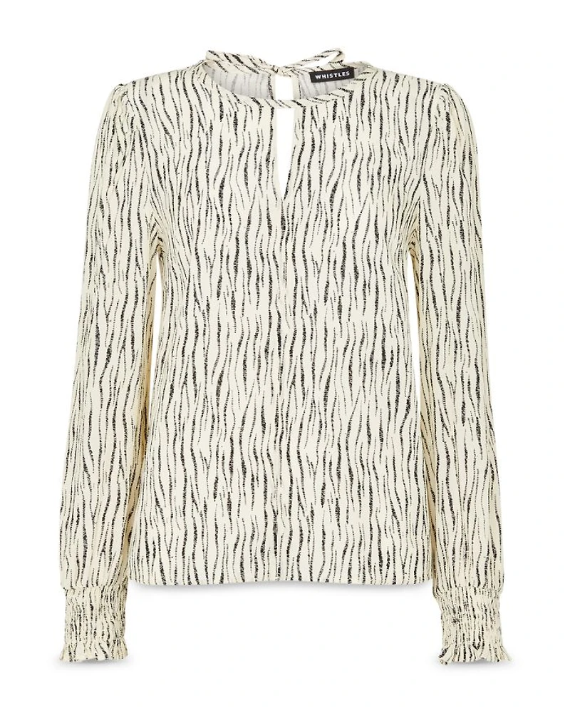 Shibori Stripe Blouse