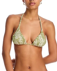 Aqua Swim String Triangle Bikini Top - Exclusive
